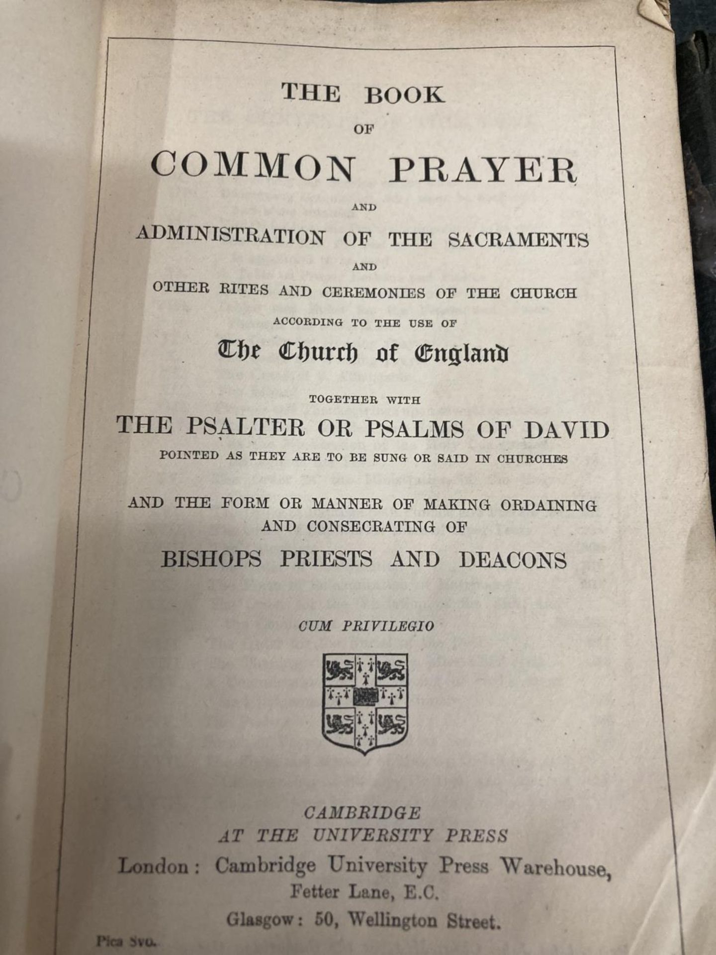 FOUR VINTAGE RELIGIOUS BOOKS TO INCLUDE - PEEP OF DAY 1857, COMMON BOOK OF PRAYER 1900, COMMON - Image 5 of 7