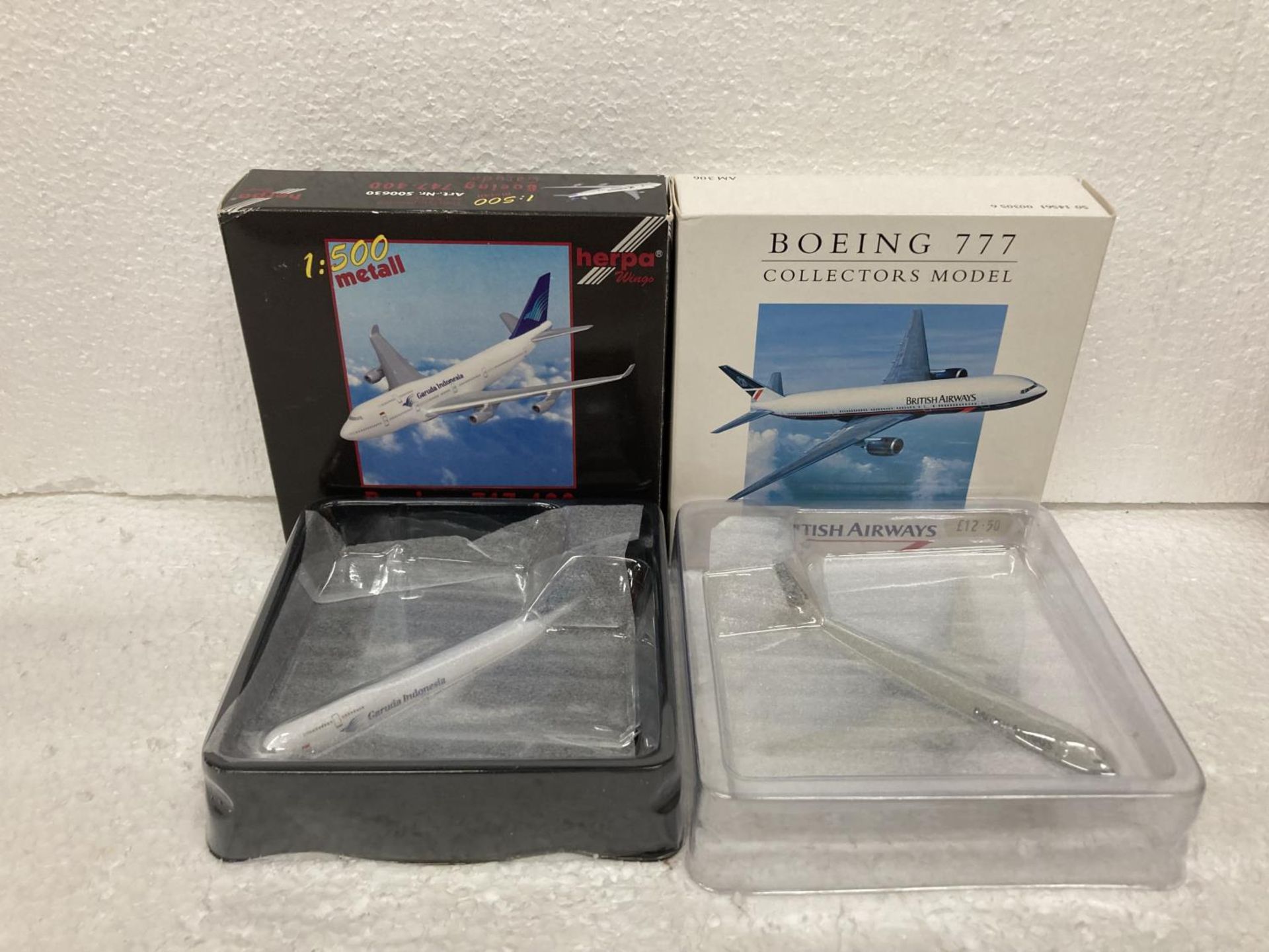 FOUR HERPA WINGS COLLECTION PLANES TO INCLUDE - GARUDA INDONESIA BOEING 747-400 MODEL 500630, - Image 2 of 3
