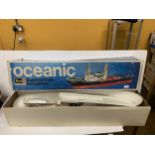 A BOXED REVEL MODEL SHIP KIT - OCEANIC SUPERSCHNELL-BAUKASTEN - BELIEVED COMPLETE BUT NO WARRANTY