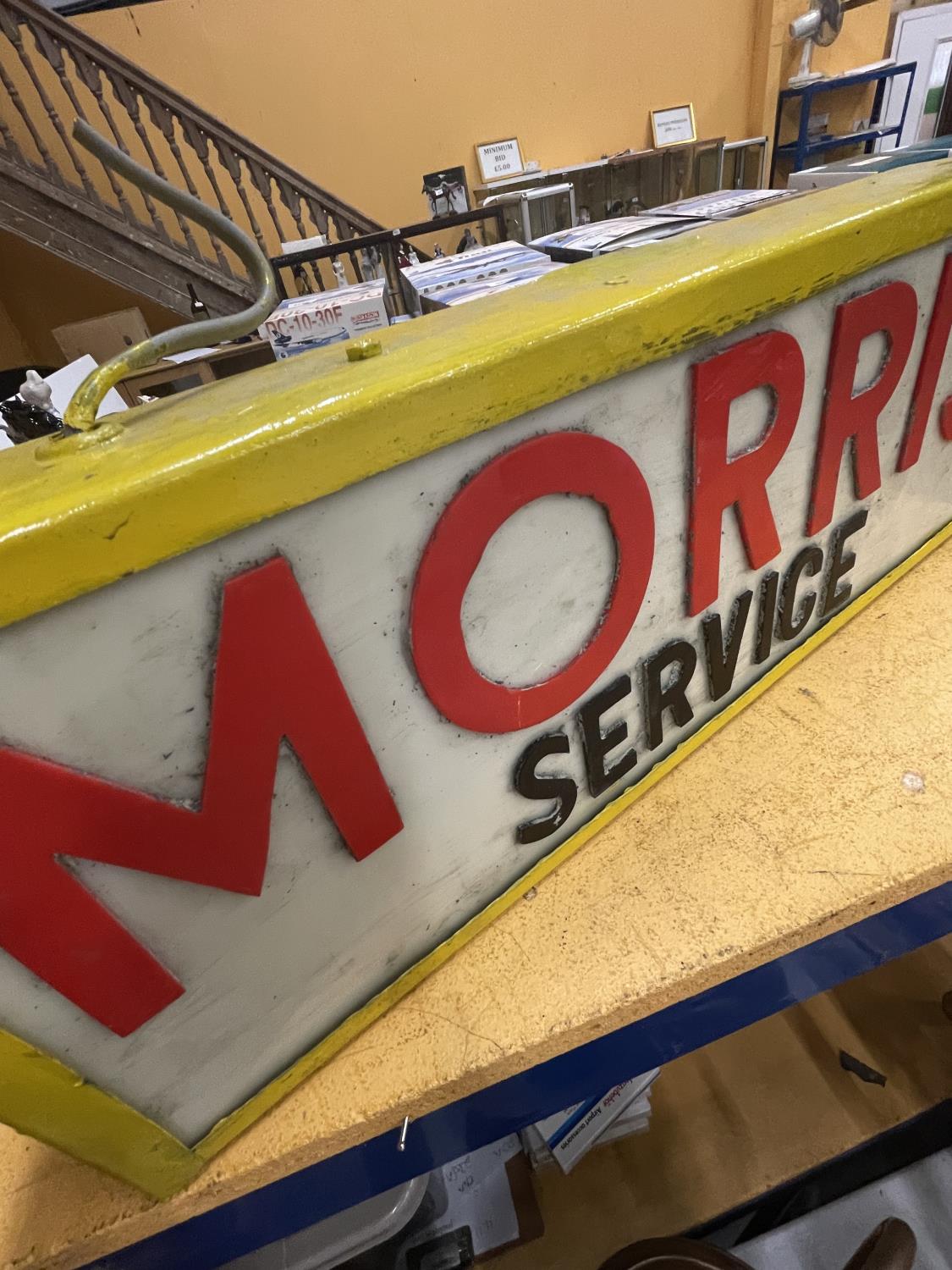 A MORRIS SERVICE ILLUMINATED SIGN W: 58CM - Image 3 of 3