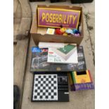 AN ASSORTMENT OF TOYS AND BOARD GAMES ETC