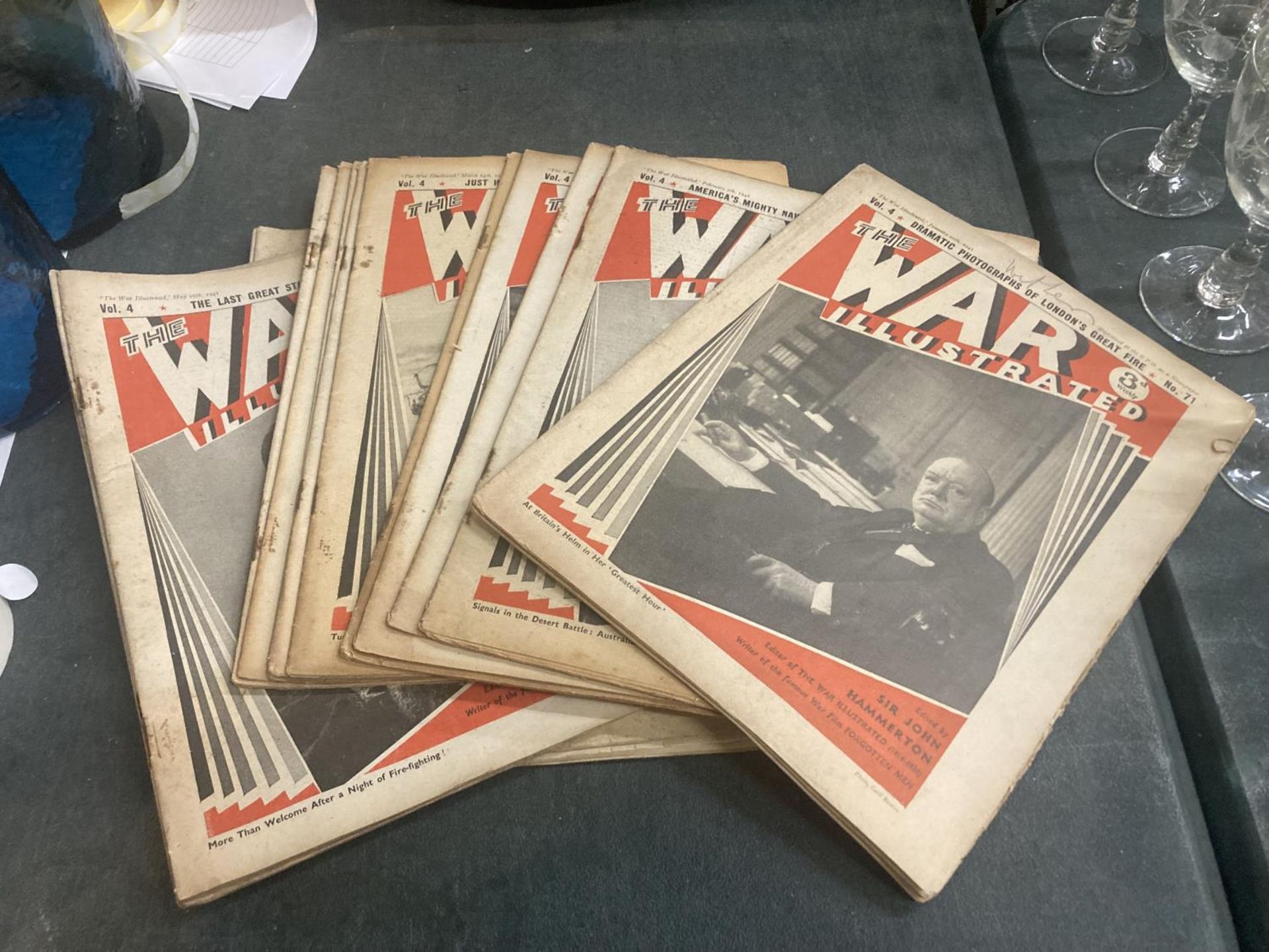 TWENTY FOUR ISSUES OF VOL 4 'THE WAR ILLUSTRATED' JANUARY TO AUGUST 1941