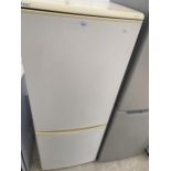 A WHITE LEC UPRIGHT FRIDGE FREEZER