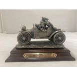 A TUDOR MINT COLLECTABLE MODEL 'ARE WE THERE YET' ON A WOODEN BASE