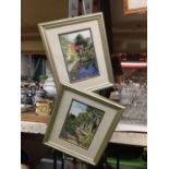TWO PHOTOGRAPHIC PRINTS FROM THE ROYAL BOTANIC GARDEN, EDINBURGH TO INCLUDE 'LILY POND' AND '