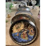 A COLLECTION OF CABINET PLATES TO INCLUDE EASTERN EUROPEAN, CHRISTMAS, ANIMALS, ETC