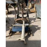 CAST IRON TABLE A/F ETC