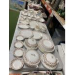 A STAFFORDSHIRE 'BAKEWELL' CLASSIC DINNER SERVICE TO INCLUDE SERVING PLATTERS, VARIOUS SIZES OF