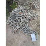 QTY OF GALVANISED CHAIN OVER 5 METERS