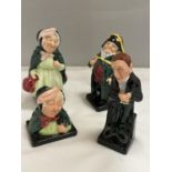 FOUR ROYAL DOULTON DICKENS FIGURES