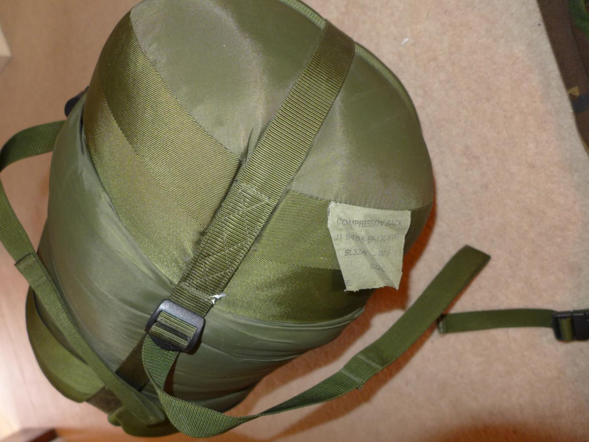 A BRITISH ARMY BERGEN BACKPACK AND A COMPRESSION BAG (2) - Image 2 of 3