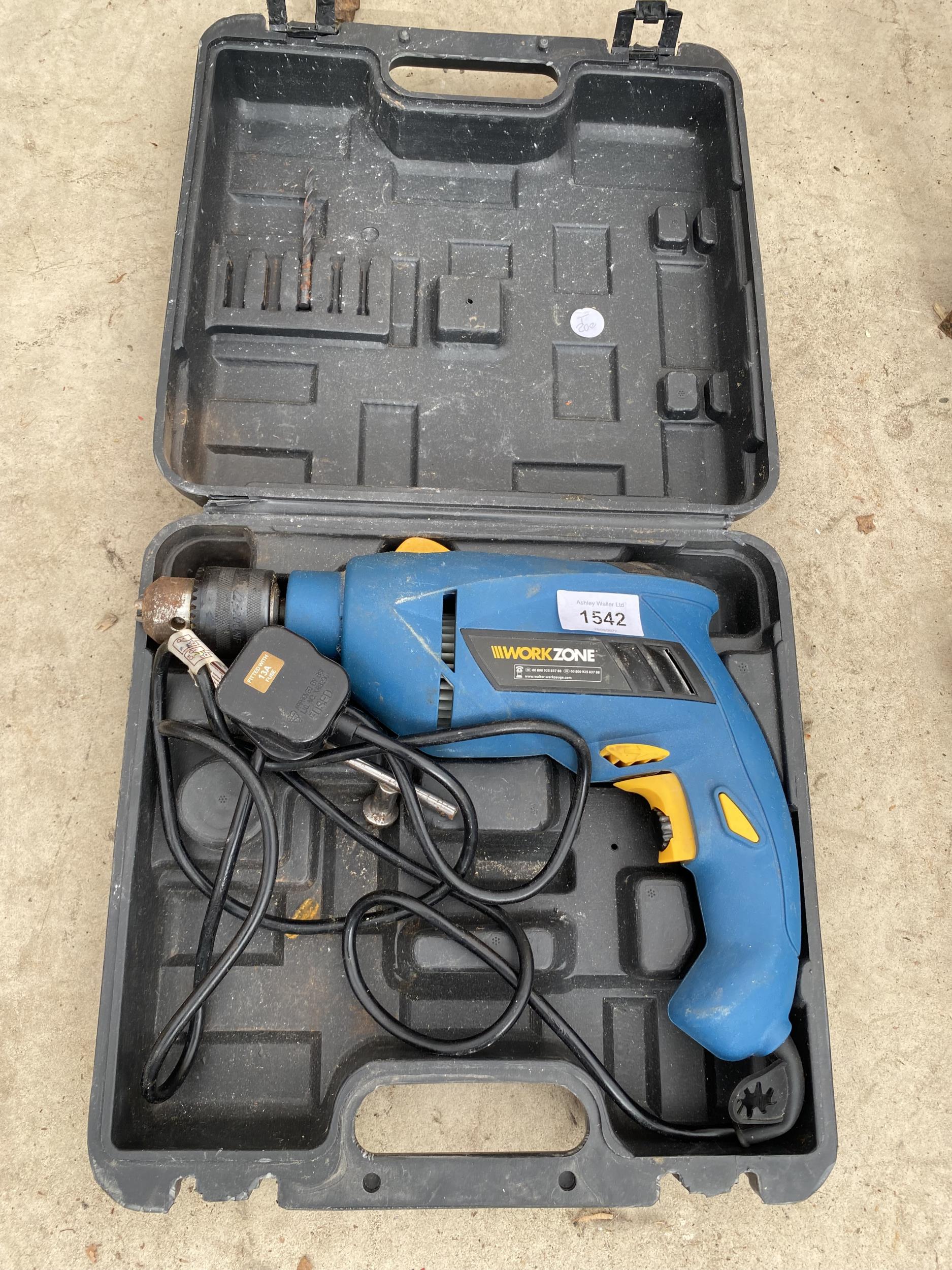 A WORKZONE ELECTRIC DRILL