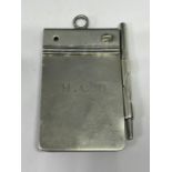 A HALLMARKED LONDON SILVER NOTE PAD