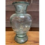 20C GLASS VASE APPROX 42CM HIGH