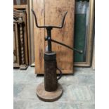 HAY WAGON JACK ON STAND APPROX 76CM HIGH