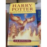 A FIRST EDITION HARDBACK HARRY POTTER AND THE ORDER OF THE PHOENIX BY J.K. ROWLING WITH DUST