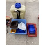 A KNAPSACK SPRAYER AND PLASTIC LIN BINS