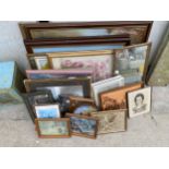 AN EXTENSIVE COLLECTION OF FRAMED PRINTS AND PICTURES
