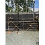 VICTORIAN ESTATE GATE APPROX 275CM - 150CM HIGH