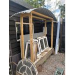 PORTABLE LOG STORE APPROX 230CM X 80CM - 210CM HIGH