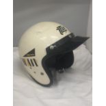 A VINTAGE TOP TEK MOTORBIKE SAFETY HELMET