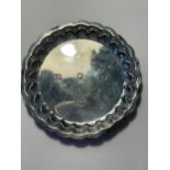 A HALLMARKED BIRMINGHAM SILVER PIN TRAY GROSS WEIGHT 35.9 GRAMS