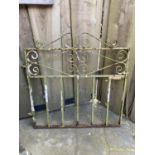 SMALL WROUGHT IRON GATE APPROX 70CM X 60CM