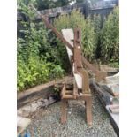 CAST IRON MORTICE MACHINE APPROX 150CM HIGH