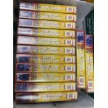 THIRTEEN VHS VIDEOS - THE CENTURY OF WARFARE VIDEOS VOLUMES 1 - 3 AND 10 - 20