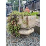 LARGE TERRACOTTA PLANTER APPROX 45CM - 46CM HIGH