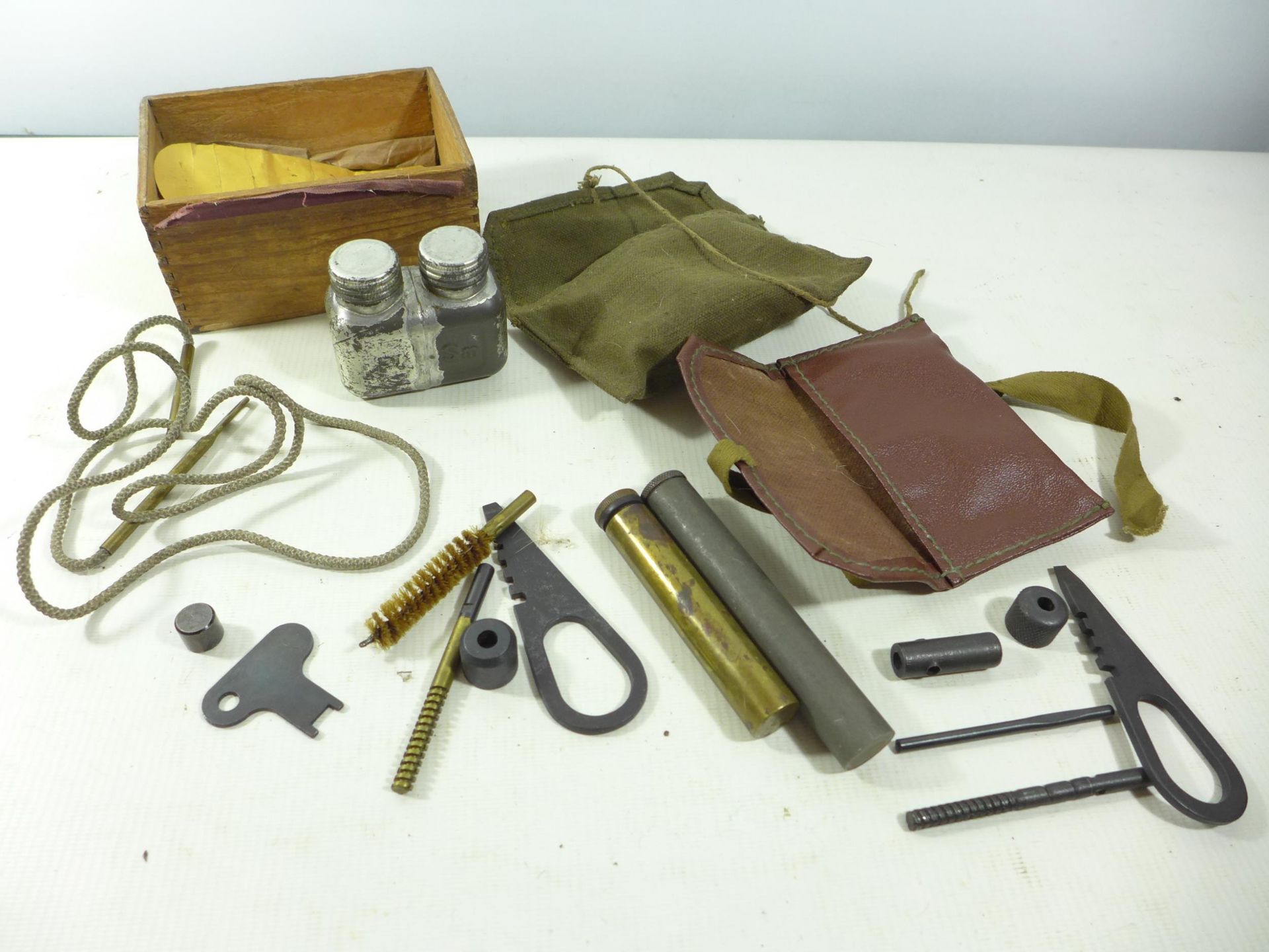 TWO GUN CLEANING POUCHES ETC