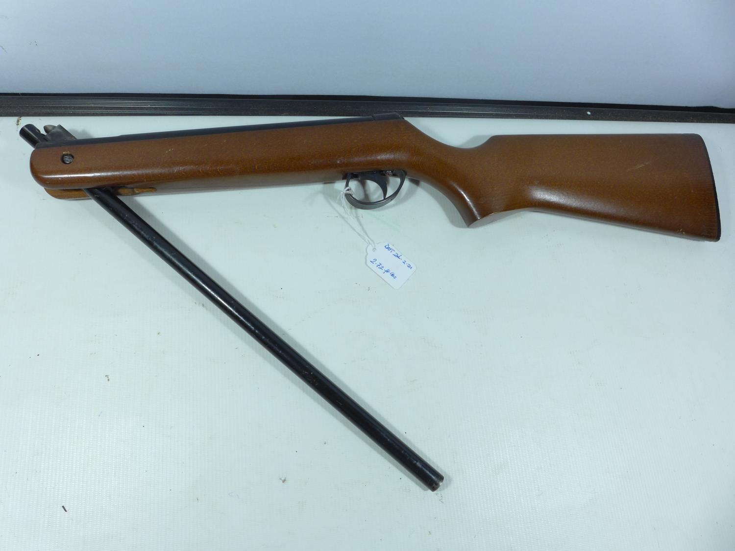 A B.S.A. METEOR .22 CALIBRE AIR RIFLE, 47CM BARREL, SERIAL NUMBER TH27453 WORKING WHEN CATALOGUED - Image 3 of 3