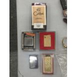 A QUANTITY OF BOXED LIGHTERS TO INCLUDE COLIBRI - 5 IN TOTAL