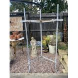 GALVANISED MILKING STAND APPROX 162CM HIGH