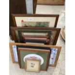 AN ASSORTMENT OF FRAMED PRINTS AND PICTURES