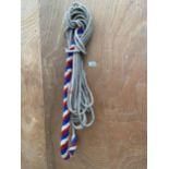 A VINTAGE BELL RINGING ROPE