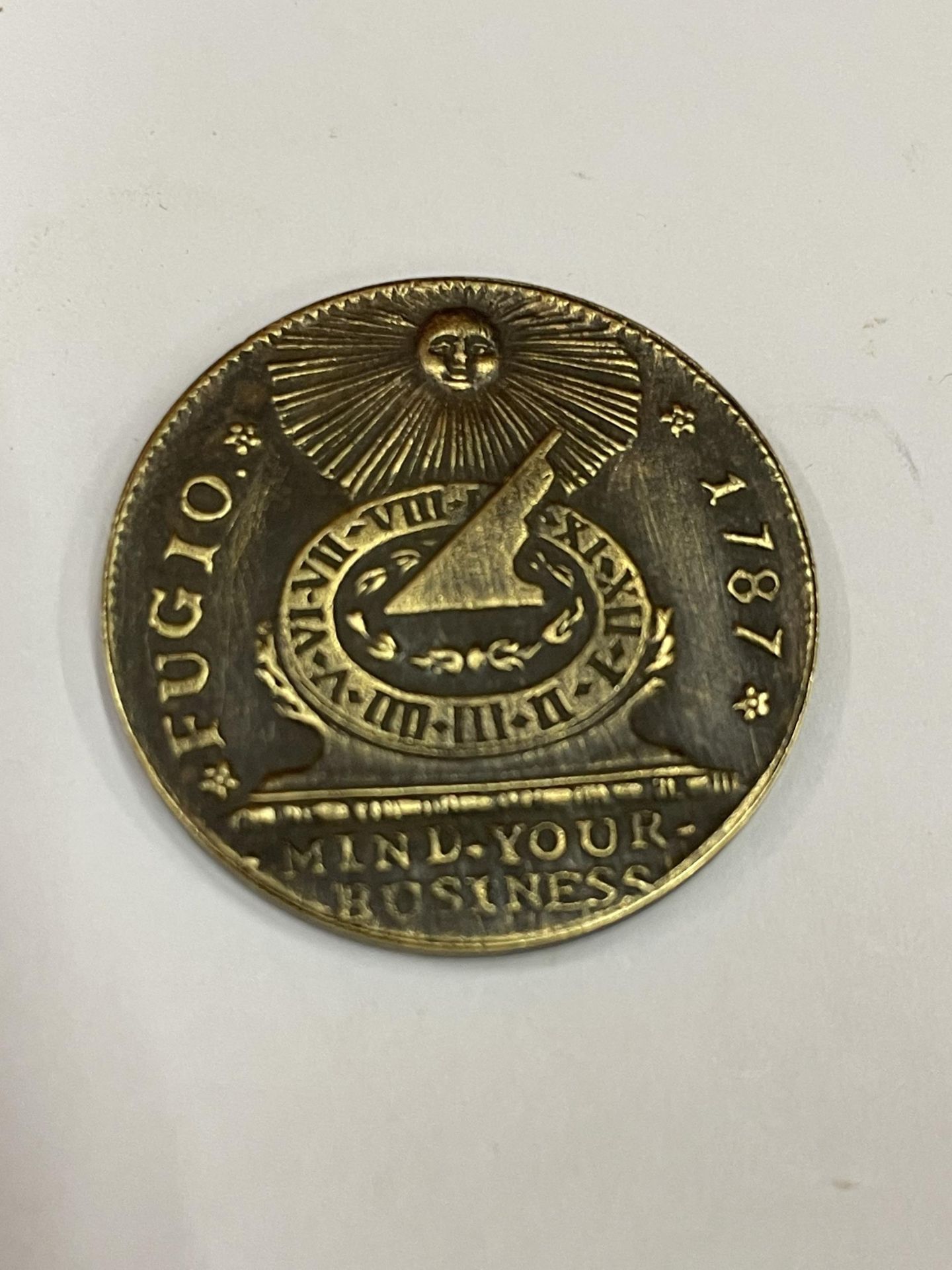 A UNITED STATES 1787 COIN - Image 2 of 2