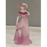 A COALPORT FIGURE CHANTILLY LACE CARESS