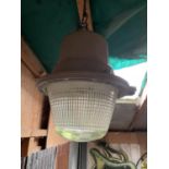 LARGE INDUSTRIAL PENDANT LIGHT