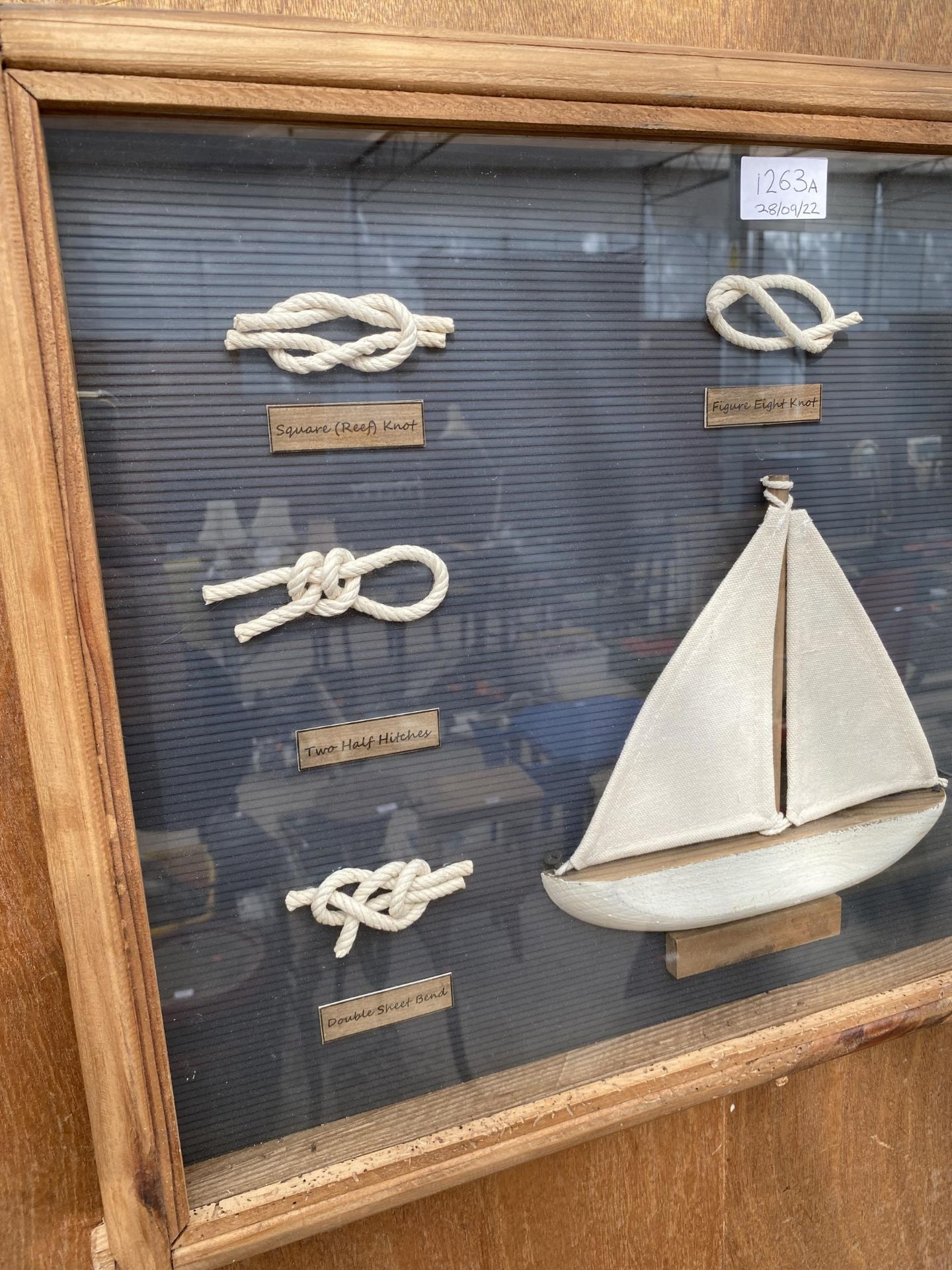 A FRAMED NAUTICAL KNOT TEACHING AID - Image 2 of 3