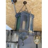 EARLY 20C MOORISH HANGING LAMP SHADE APPROX 70CM HIGH