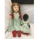 TWO VINTAGE DOLLS