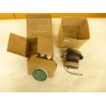 TWO BOXED WORLD WAR II GAS MASKS