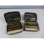 TWO CASED GUN CLEANING KITS