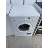 A WHITE INDESIT 7KG WASHING MACHINE