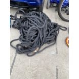 A LARGE QUANTITY OF AS NEW BLACK ROPE