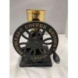 A HEAVY CAST BIRCHLEAF OF LONDON COFFEE GRINDER