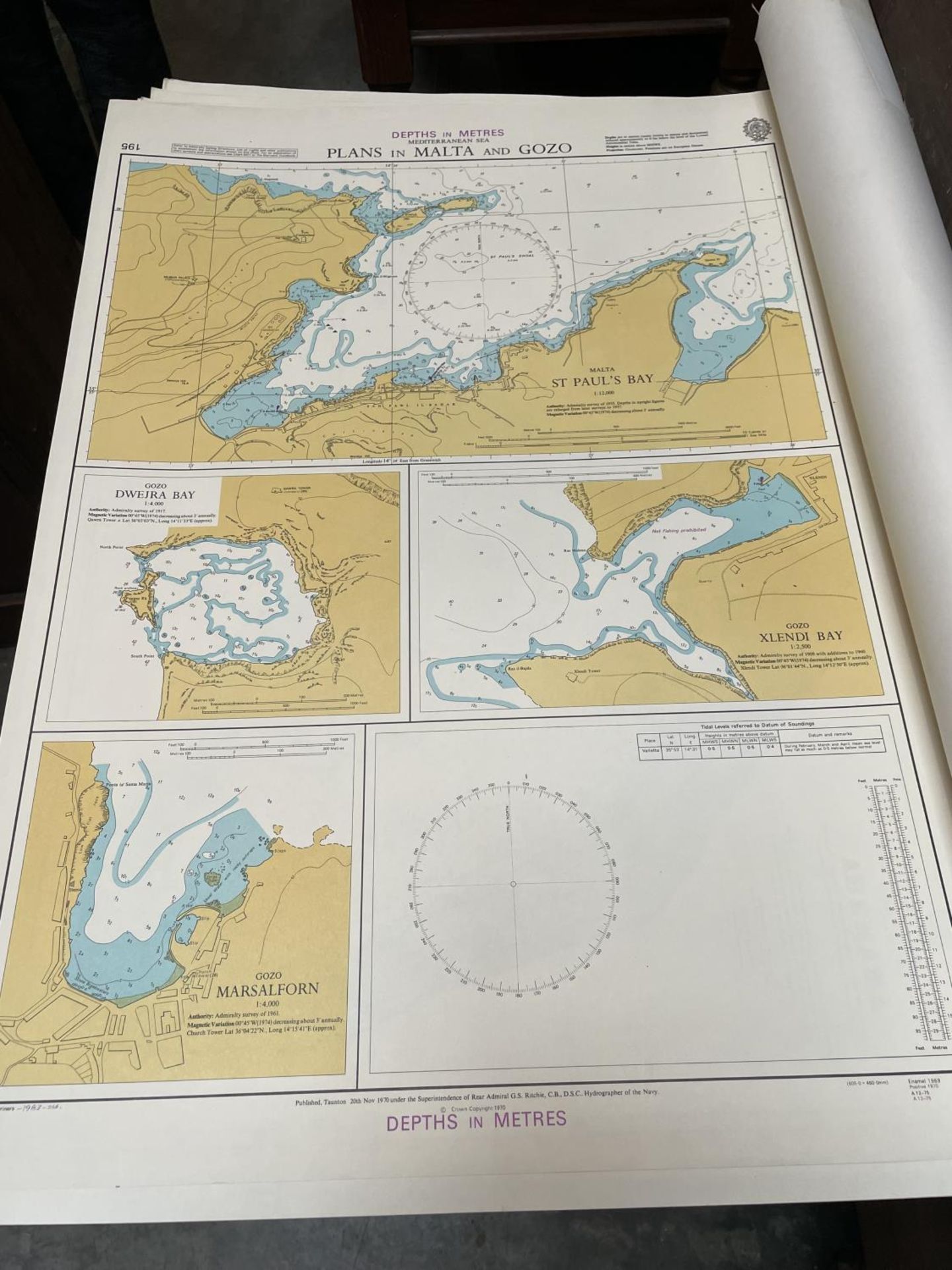 A FOLDER CONTAINING A LARGE AMOUNT OF SHIPPING CHARTS AND MAPS - Image 2 of 3