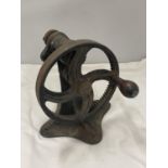 A VINTAGE BRADBURY'S NO1 CAST IRONMOTORBIKE SPOKE THREADING MACHINE