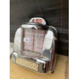 A RETRO AMERICAN DINER STYLE JUKEBOX MACHINE